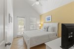 Dreams reign supreme in this queen bed room on the 2nd level. Shares a balcony with bed room 3.